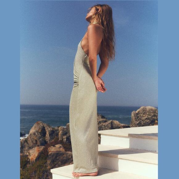 ZARA Fitted Halter Dress NWT - Picture 13 of 16